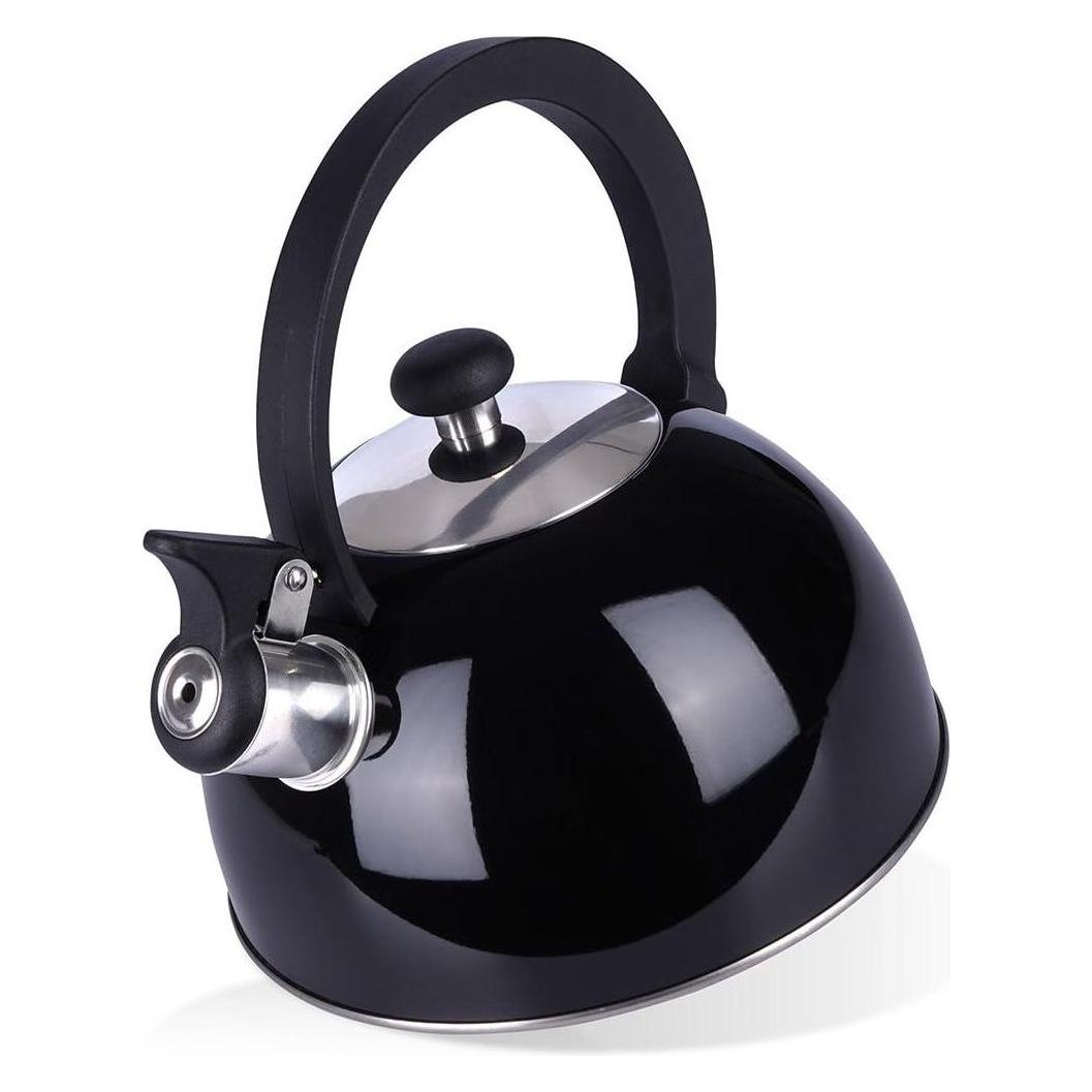 Orion Czajnik stalowy z gwizdkiem CZARNY indukcja 1,8L uniwersalny (1.80 l) (49010886)