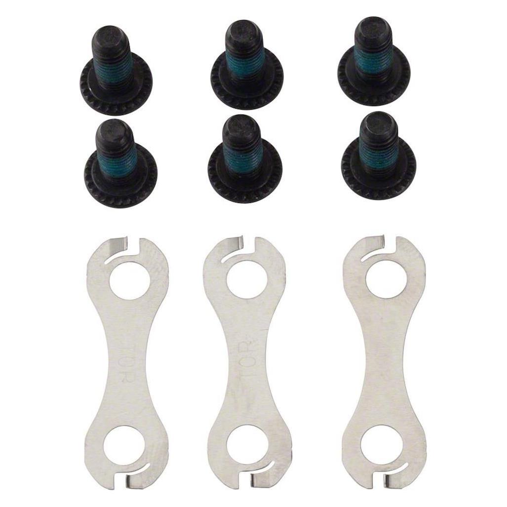 Shimano 6-Loch Bremsscheiben Befestigungsschraube + 6 Stk. mit Scheibe (Y8KT98010)