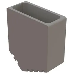 PROTEC Gummifuß PGHPS f. Holz-Spros-Stehl 4Stk.