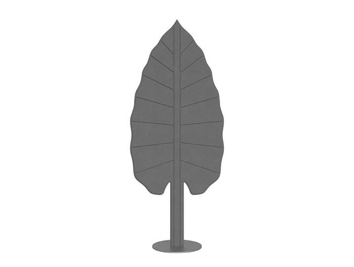 ROTALIANA lampadaire EDEN F3 (Gris fumGrigio ghiaccio - Tissu insonorisant et acier peint anthracite)