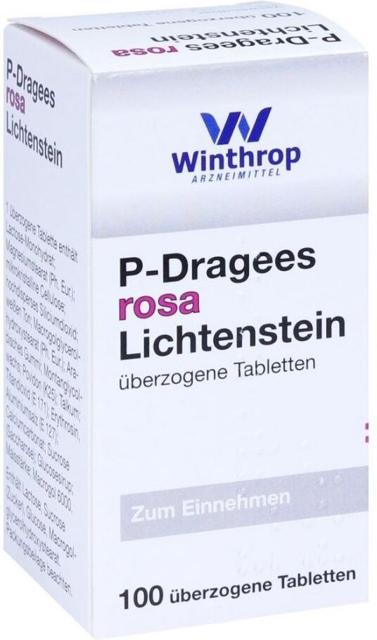 P Dragees rosa