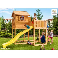 Fungoo Spielhaus  "My Side",teak,