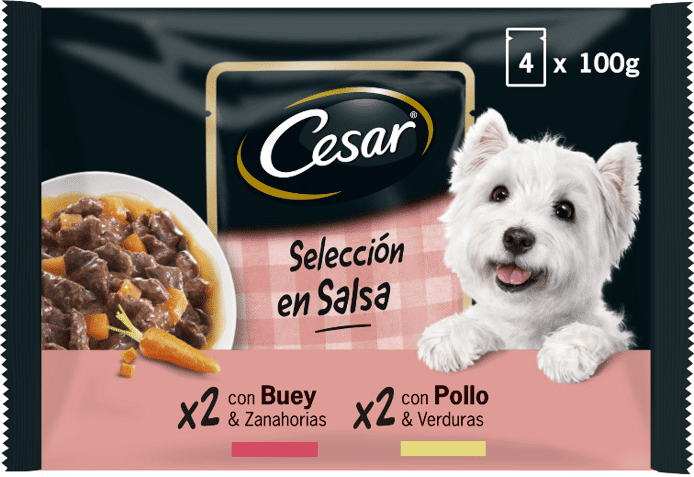 Cesar Seleção em Molho Pouch 13 uds x 4 uds