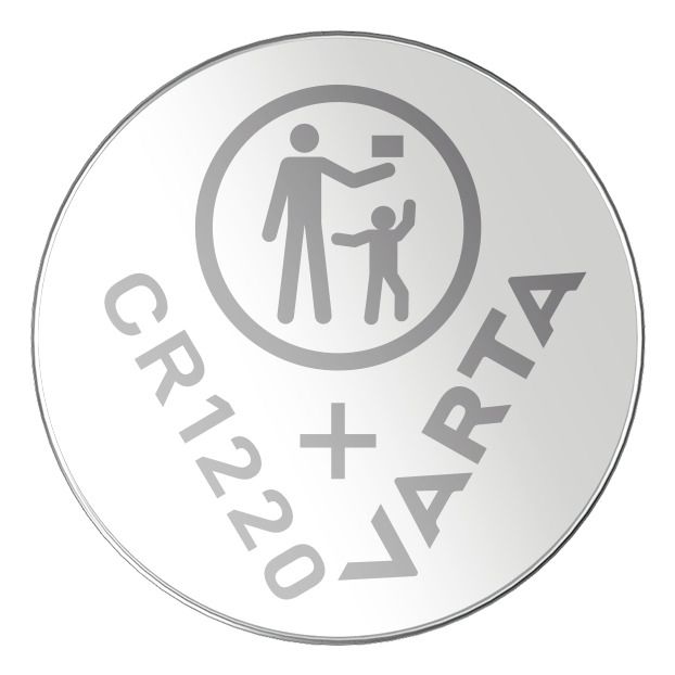 Varta CR1220 Lithium 3 V 1 Stück Lithium Coin Knopfzelle (Metallisch) 06220 101 401