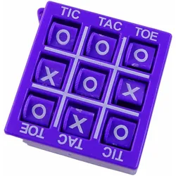Tic Tac Toe Spiel 4,5 cm Lila