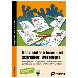 Ganz einfach lesen und schreiben: Wortebene, Schulbücher von K. Erdmann