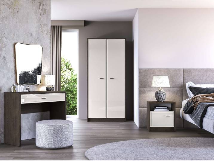 Schlafzimmer-Set Schlafzimmer Set 3-teilig – AVANTE