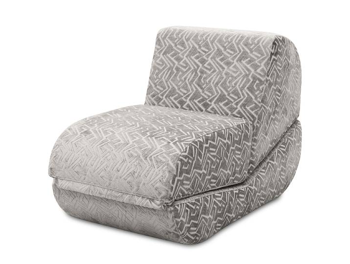 Sessel MELBU Grau Strukturstoff Senia 67 x 70 x 102cm