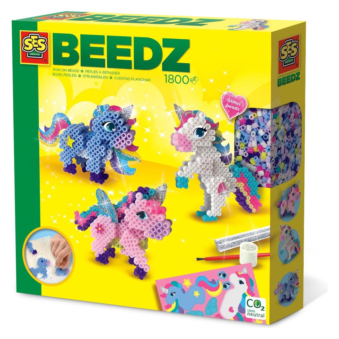 Ses BEEDZ Perlenmosaik Einhörner (06263)