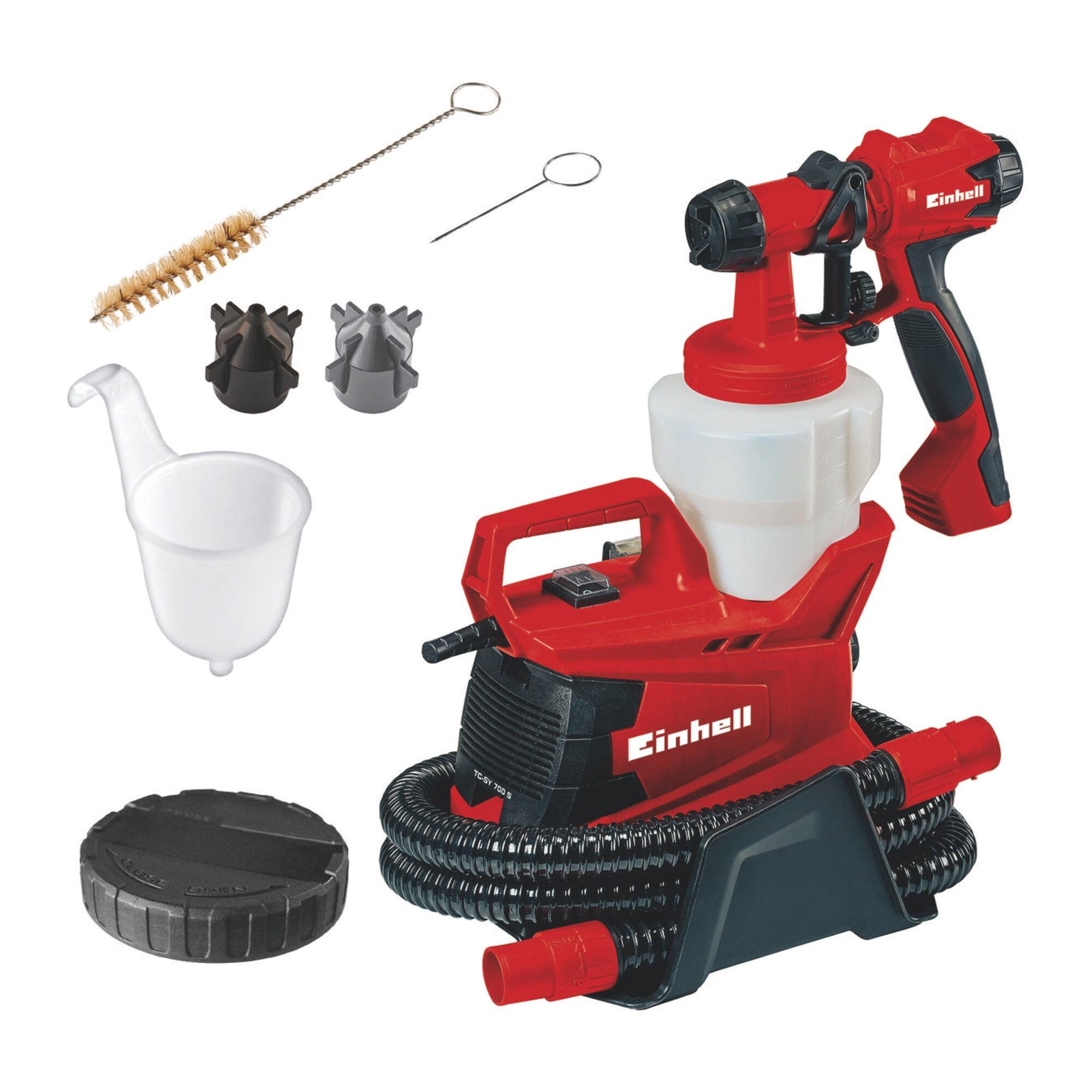 Einhell TC-SY 700 S Farbsprühsystem mit Softgrip und Schultergurt, 4260020)