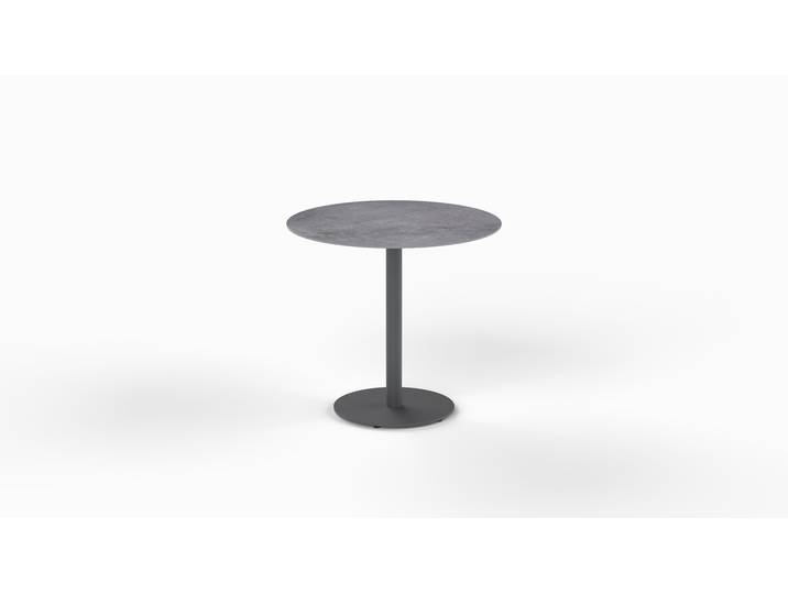 SIT Mobilia Glarus Mollis Gartentisch rund Stahlgestell anthrazit