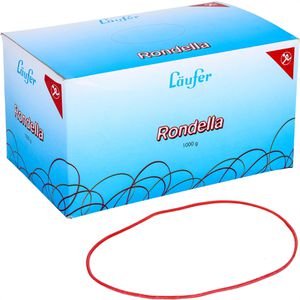 Läufer Rondella Nr.15 Gummiringe Ø 100mm rot 1kg