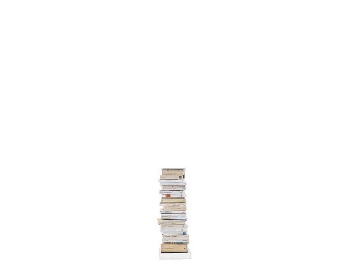 Opinion Ciatti Säulenregal Ptolomeo weiß, Designer Bruno Rainaldi, 25x75x25 cm