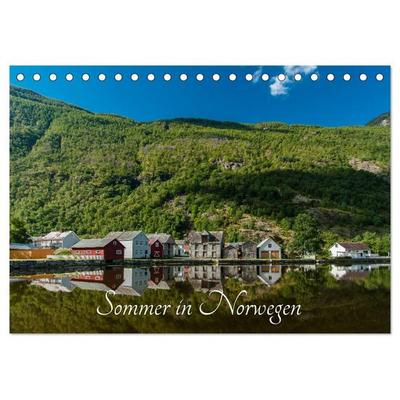 Sommer in Norwegen (Tischkalender 2026 DIN A5 quer), CALVENDO Monatskalender
