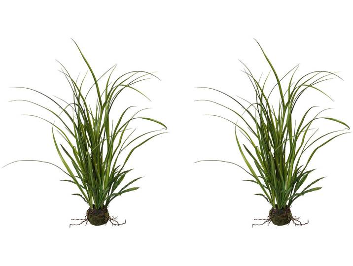 Kunstgras CREATIV GREEN Wiesengras im Ballen , grün, B:15cm H:53cm L:15cm, Obermaterial: 100% Polyethylen, Kunstpflanzen, Kunstgras