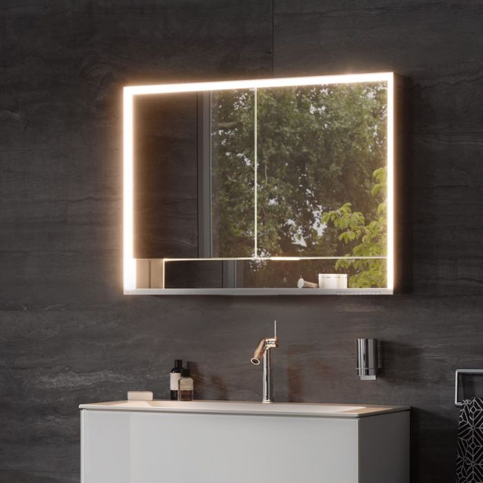 Keuco Royal Lumos Spiegelschrank 14304171301, 1000x735x165mm, mit LED-Beleuchtung