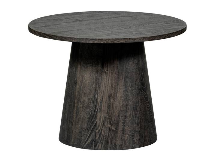Livetastic Couchtisch Vito, Dunkelbraun, rund, konisch, 80x40x80 cm, Wohnzimmer, Wohnzimmertische, Couchtische