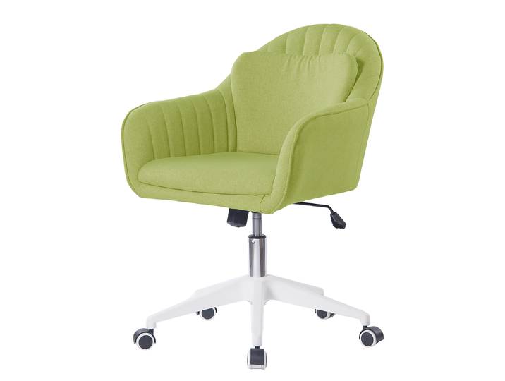 Chaise de bureau pivotante Alep 59 x 93 x 65cm Vert/Vert olive