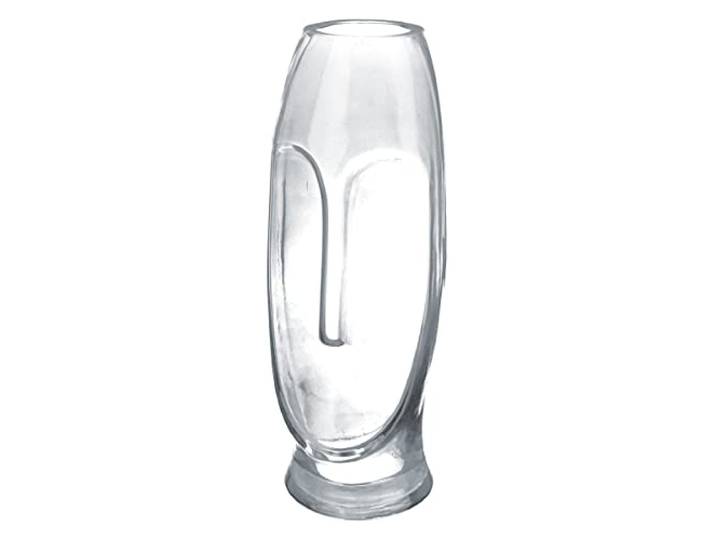 Casablanca Deko Glas Vase - Gesicht Vase - Dekoration Wohnzimmer - Höhe 30 cm