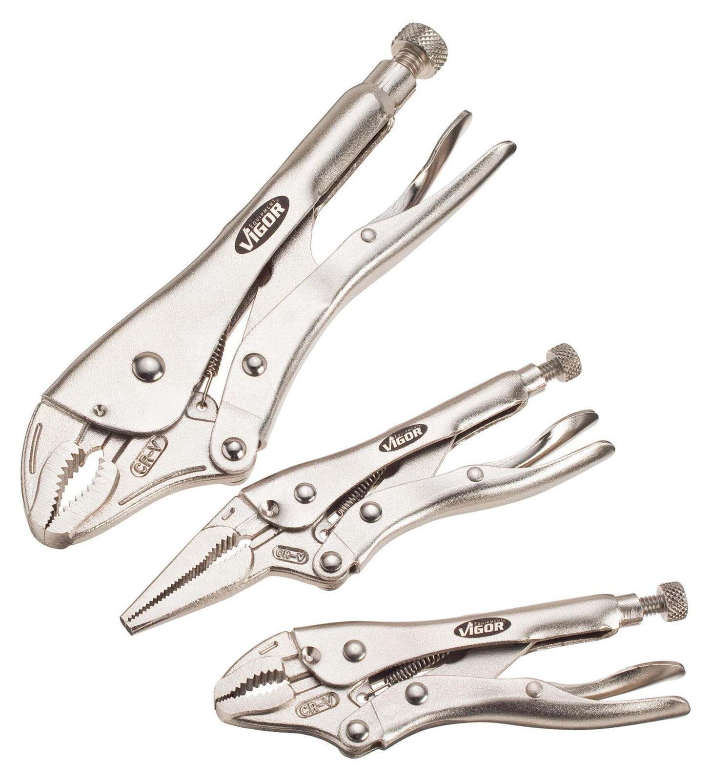 VIGOR Gripzangen set V1808, 3-delig