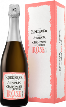Champagne Louis Roederer Champagner Louis Roederer - Brut Nature Rosé 2015 - Édition Limitée Philippe Starck - en  Etui - 0.75L Champagne