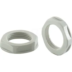 MGM 25 - Metrische Gegenmutter für MBF 25, M25, grau