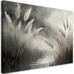 WANDBILD schilfgras natur botanik