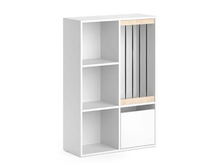 Bibliothèque enfant Luigi 29.2x107.8cm Blanc Vicco 35995