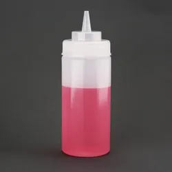 Vogue Quetschflasche extra breit klar 454ml