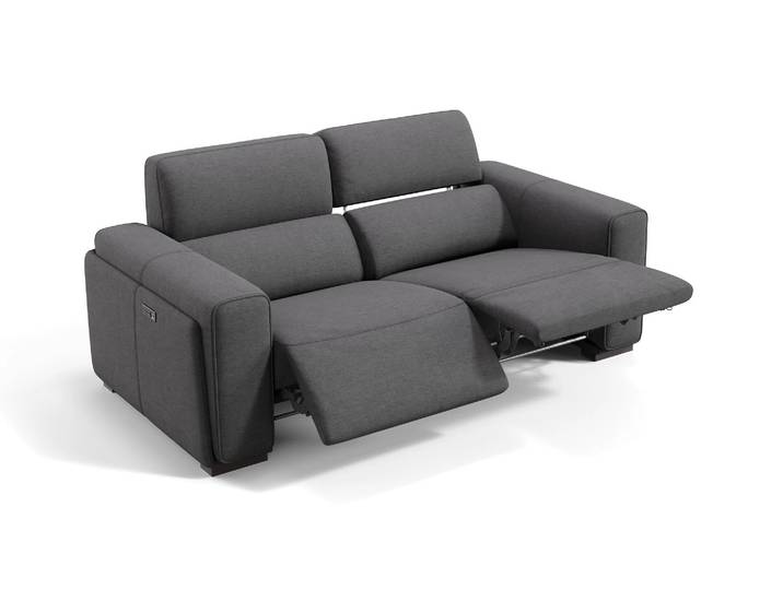 Elektrische Dreisitzercouch LENTA Polstersofa 3Sitzer Stoffsofa Couch