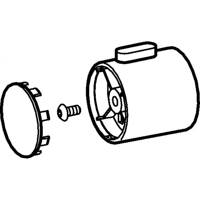 Hansa Temperatur Prisma Wählgriff komplett 59913938 59913938 chr