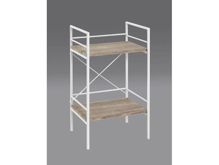 Ablageelement HAKU Sofatisch, Wohnzimmertisch , weiss (braun), B:34cm H:62cm T:27cm, MDF, Regale, Ablageelement, rechteckig - aus MDF Braun - B/T/H 34/27/62 cm