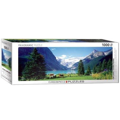 Panoramic Puzzle 1000 Teile - Lake Louise Canadian Rockies