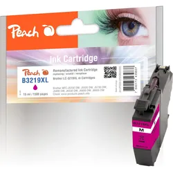 2x Peach, Druckerpatrone, Tinte Brother LC-3219XL Magenta (M)
