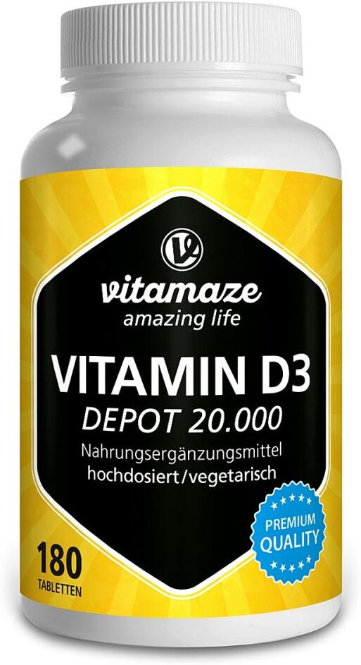 Vitamaze Vitamin D3 Depot 20.000 i.E. hochdosiert