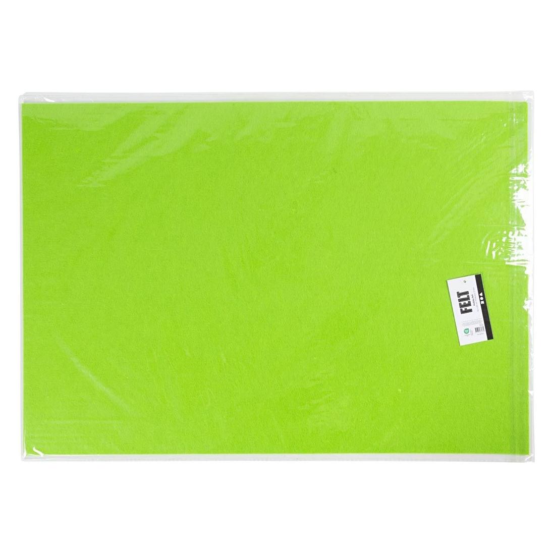 Creativ Company Craft Felt, sheet 42x60 cm, thickness 3 mm, light green, 1 sheet (60 x 42 cm) (452388)