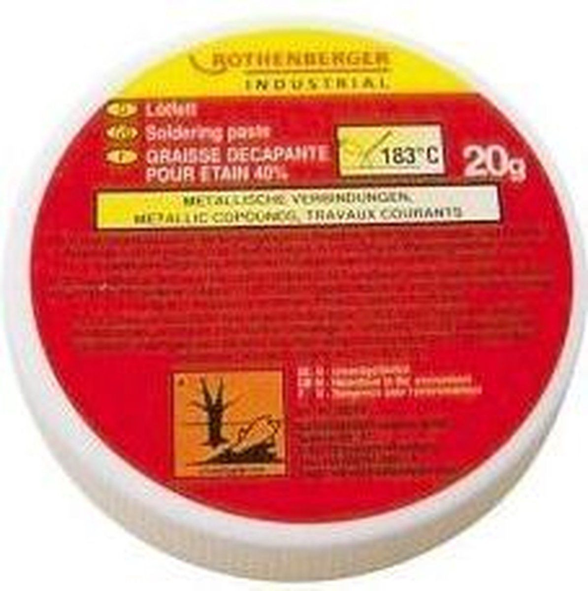 Rothenberger Soldeervet - 20 g - 183 °C
