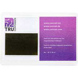 TRU COMPONENTS Magnetfeld-Visualisierungskarte MVC11HGM (L x B) 95 mm x 65 mm Magnetische Anzeigefläche: (L x B) 40 mm x 27 mm 507705