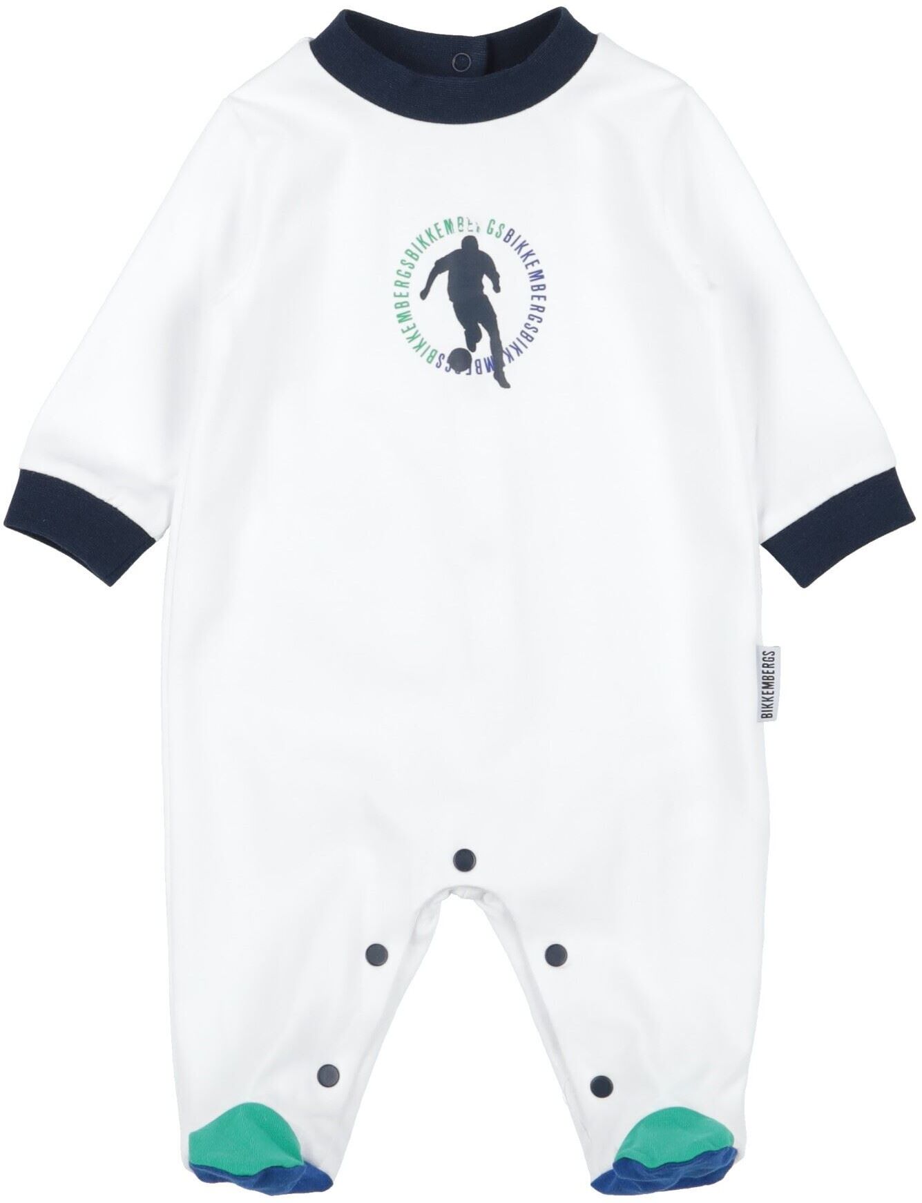 Bikkembergs Pelele y peto de bebé Niño Blanco 1,12,3,6,9 Niño