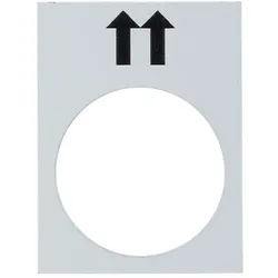 Schneider Electric ZB2BY4952 Bezeichnungsschild, 30x40mm, weiß, Heben, schnell