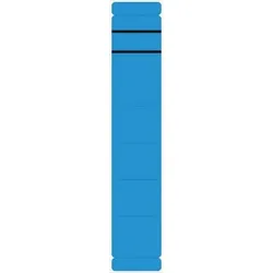 Rückenschild lang schmal blau NEUTRAL selbstklebend Packung 10 Stück