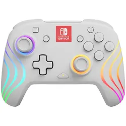 PDP Afterglow Wave Weiß Gamepad Analog / Digital Nintendo Switch, Nintendo Switch OLED