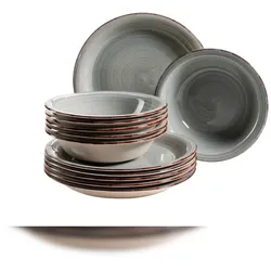 MÄSER Tafelservice 12-tlg., Serie LUMACA, Blau, 931493