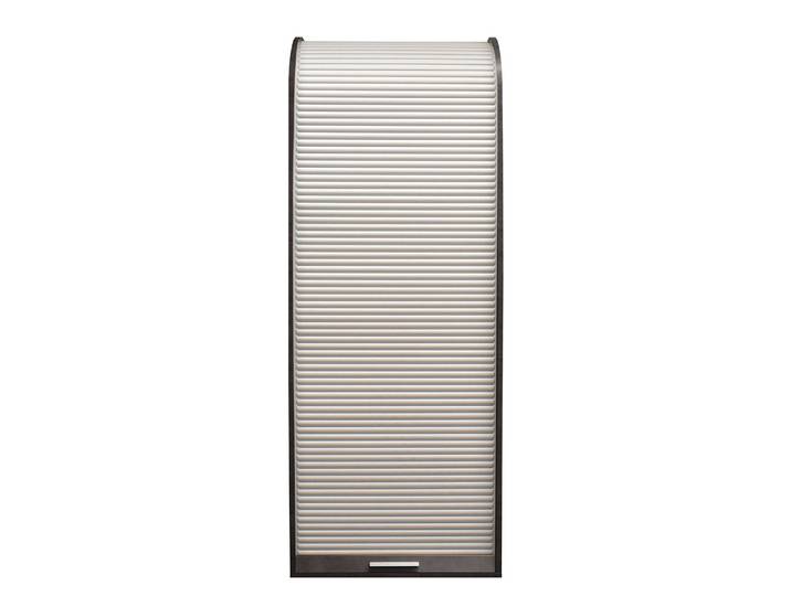 Armoire de bureau Bors 69 x 192cm Gris/Anthracite/Blanc