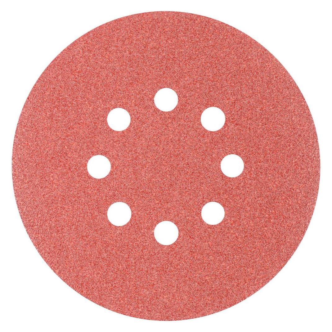 Pferd Exzenterschleifpapier Klettscheibe 150 mm Korund A 80 Lochung 8 (80) (45017148)