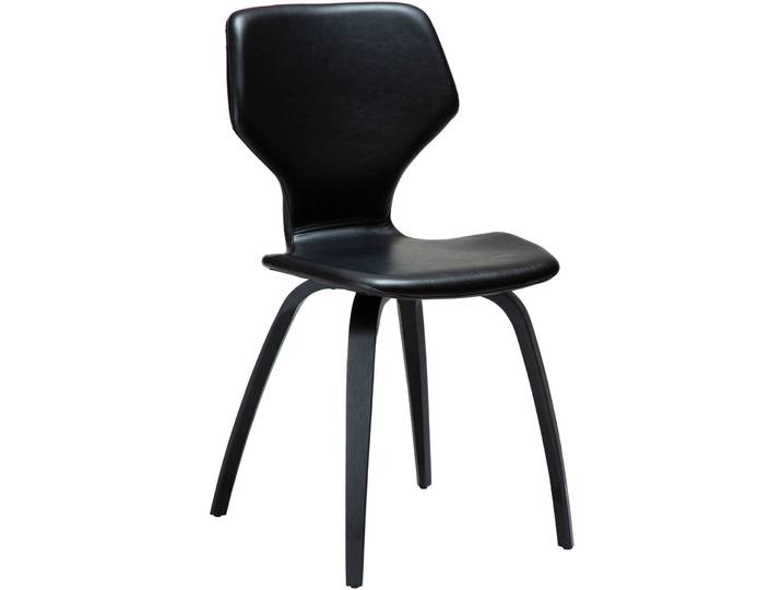 DAN-FORM Moderner Stuhl 2er-Set S.I.T Kunstleder black - Stuhl 2er-Set
