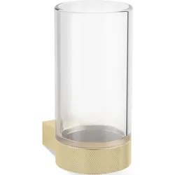 Club Zahnbürstenbecher gold matt für die Wand