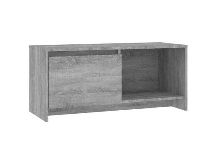 KUPTYERFG TV-Schrank Grau Sonoma 90x35x40 cm Lowboard Fernsehschrank Kompaktes Lowboard mit Tür und Fach sorgt für Ordnung im Wohnzimmer und Schlafzimmer.