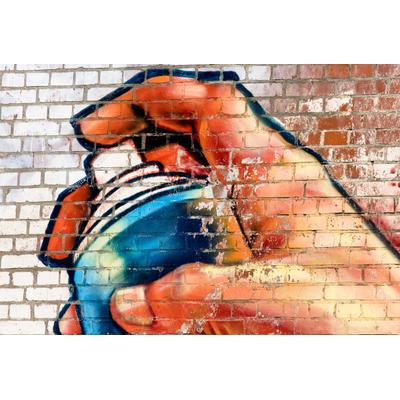 Fototapete PAPERMOON "Graffiti", bunt, B:4,5m L:2,8m, Vlies, Tapeten