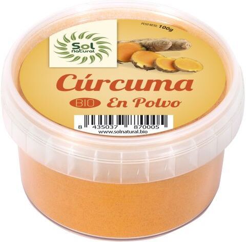 Sol Natural Turmeric Powder Bio 100 gr 100 gr